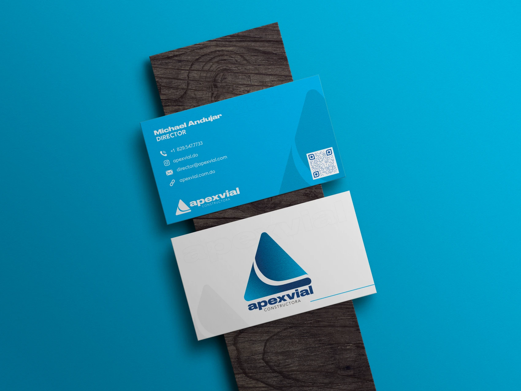 Apexvial — Aplicación de identidad · mockup