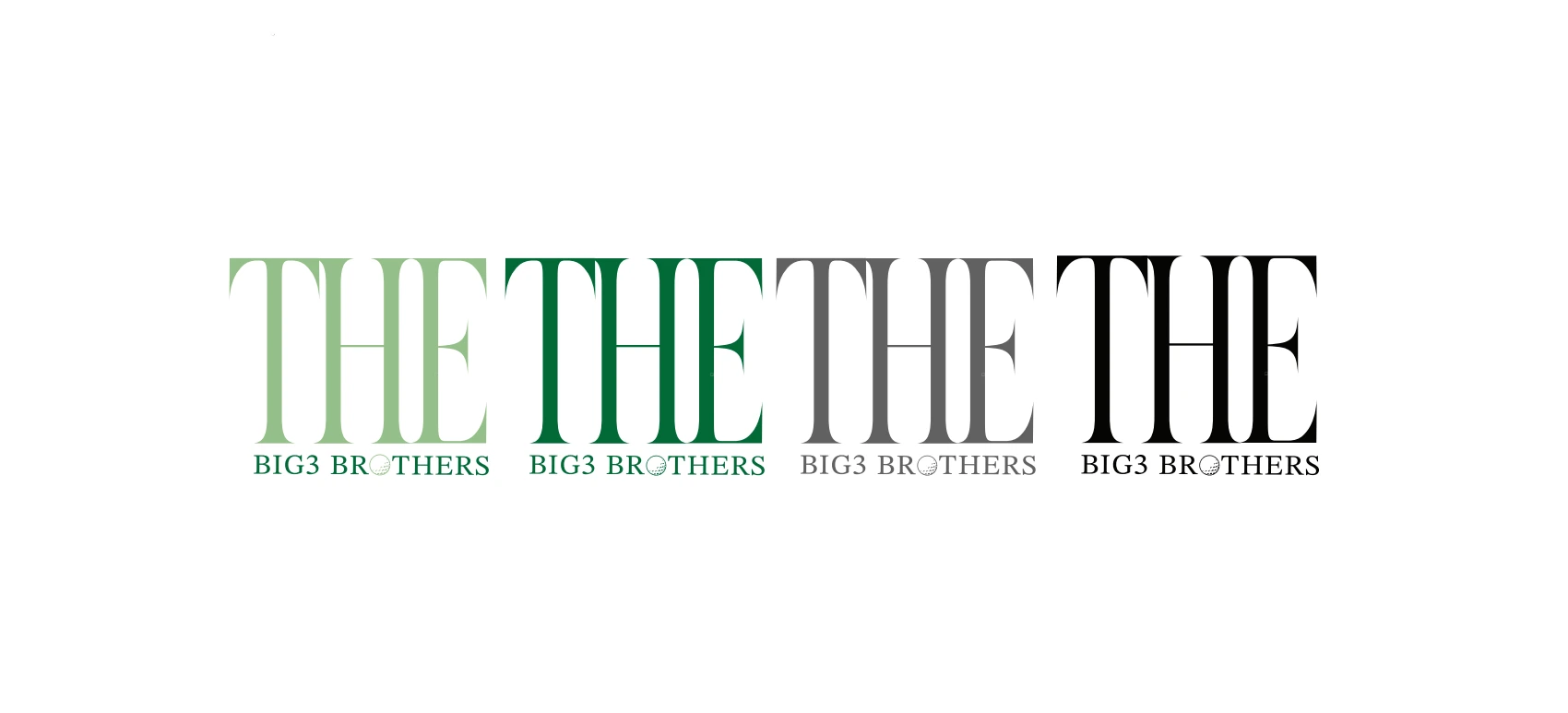 Big3 Brothers — Variantes de color