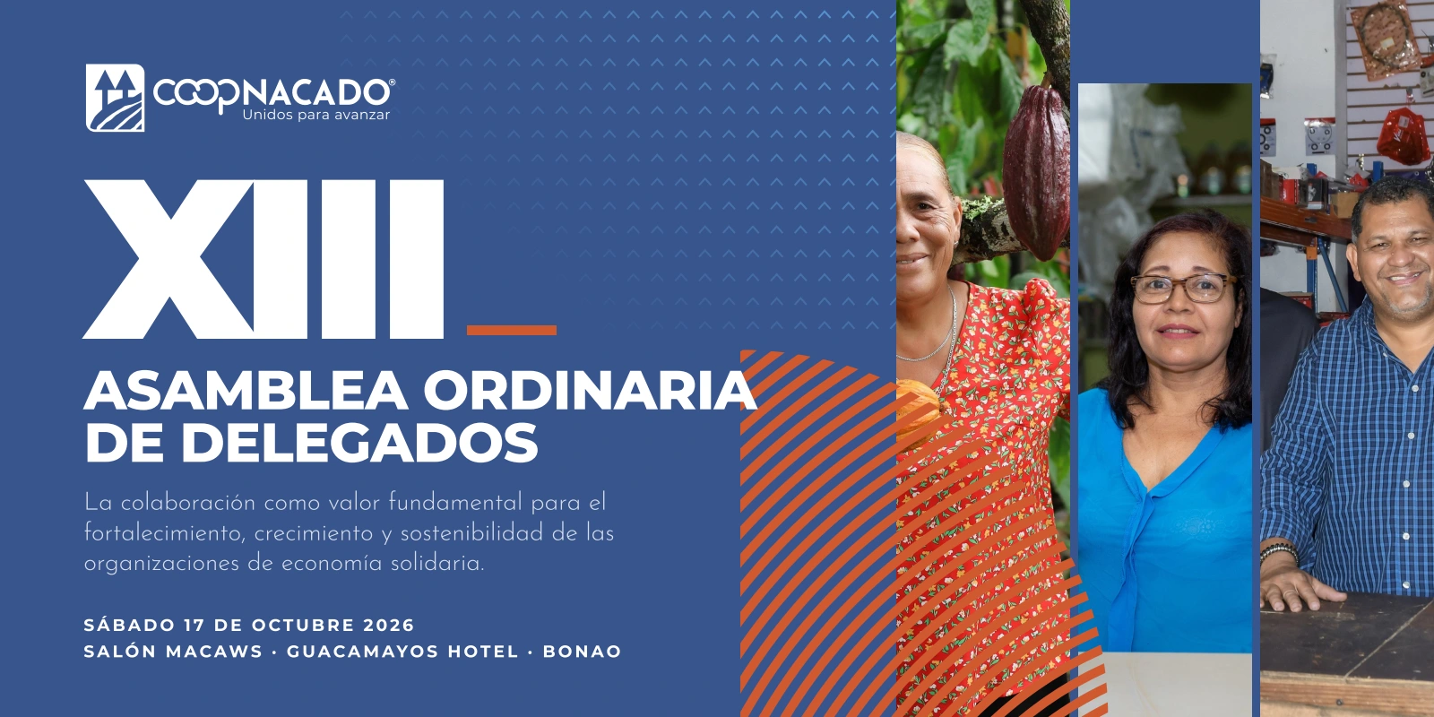 COOPNACADO — Backdrop · Arte de escenario
