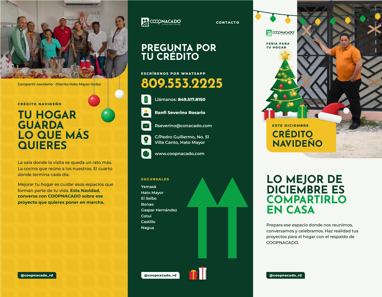 COOPNACADO — Crédito navideño · Cara exterior