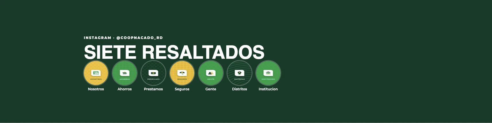 COOPNACADO — Los siete resaltados originales