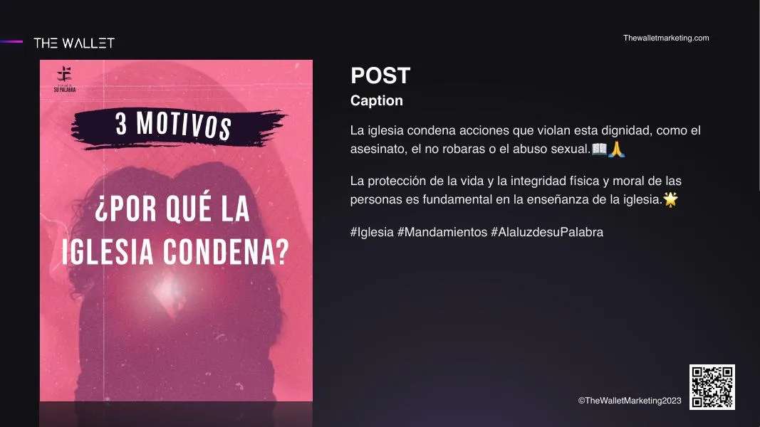 A la Luz de Su Palabra — Pieza para redes