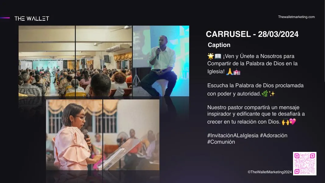 A la Luz de Su Palabra — Pieza para redes
