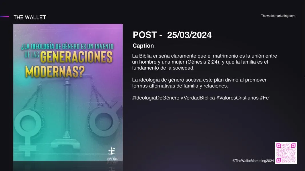 A la Luz de Su Palabra — Pieza para redes