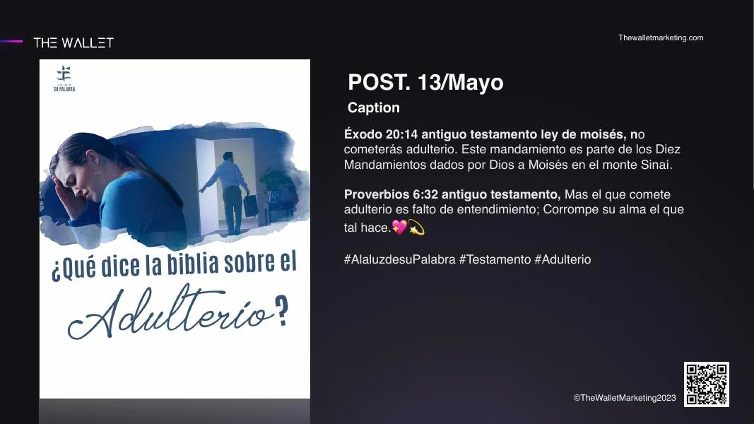 A la Luz de Su Palabra — Pieza para redes