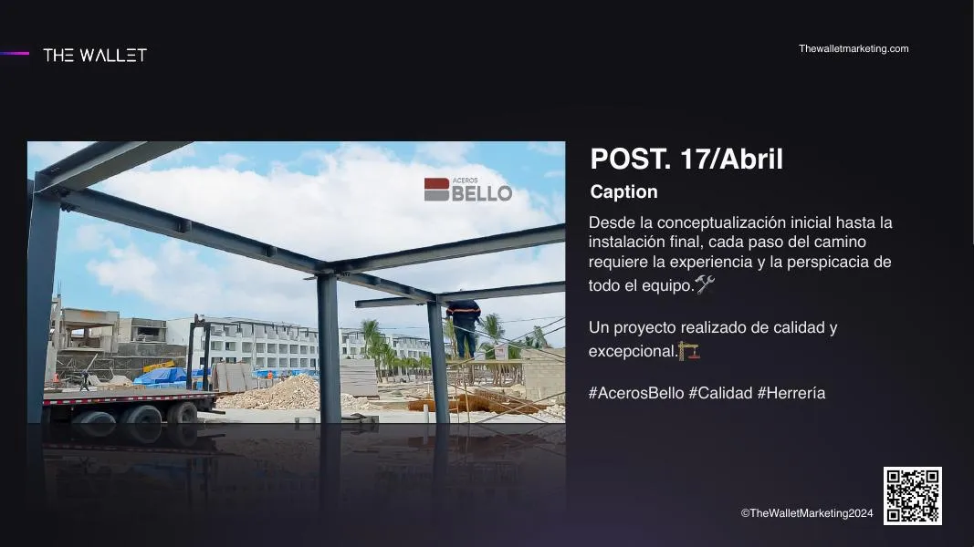 Aceros Bello — Social piece