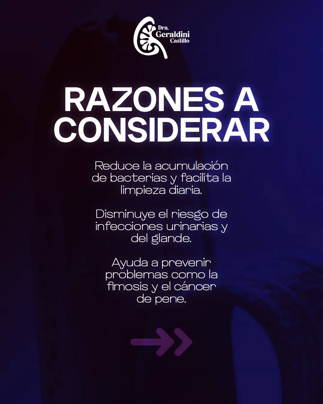 Dra. Geraldini Castillo — Pieza para redes
