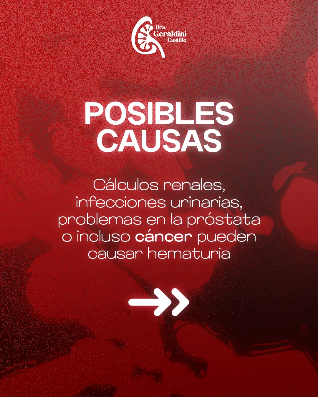 Dra. Geraldini Castillo — Pieza para redes