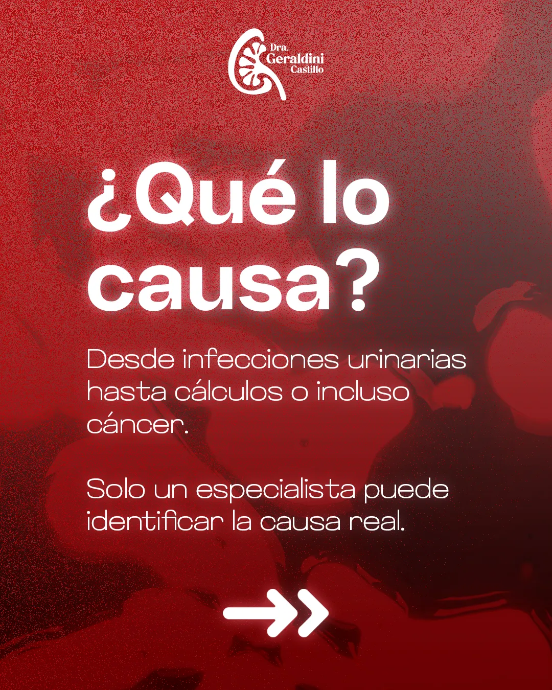 Dra. Geraldini Castillo — Pieza para redes