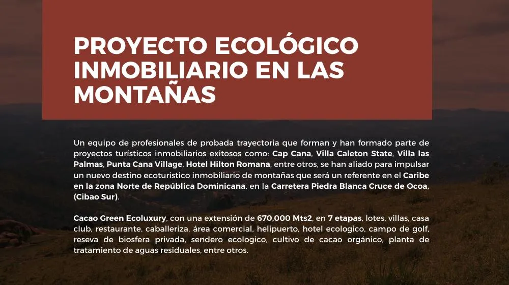 Cacao Green Ecoluxury — Presentation