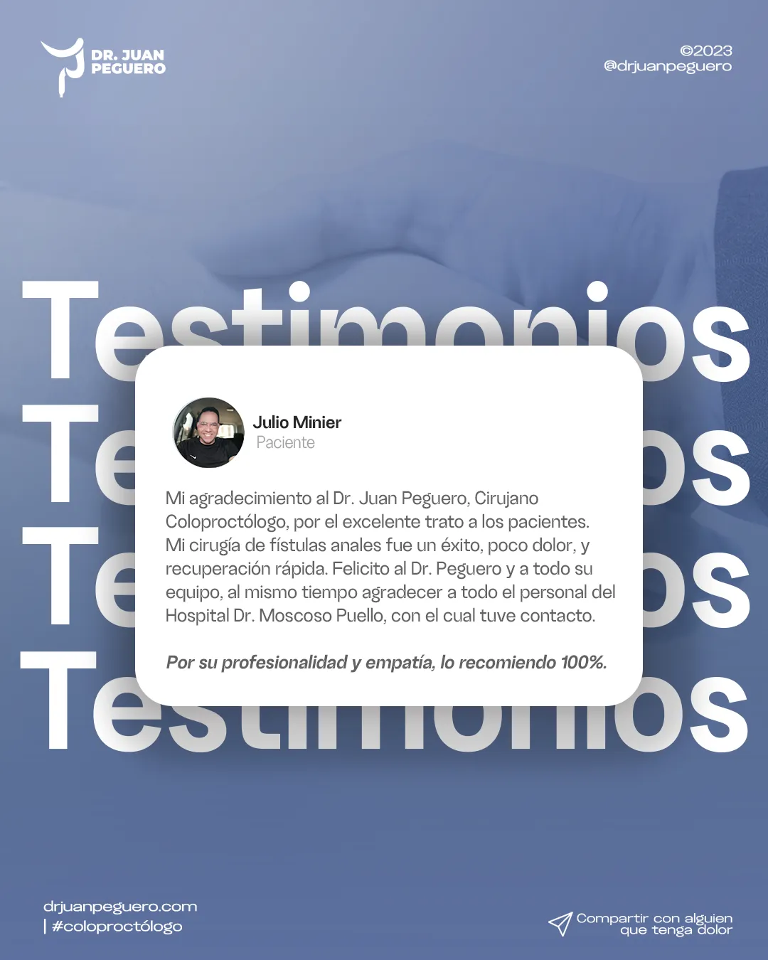 Dr. Juan Peguero — Pieza para redes