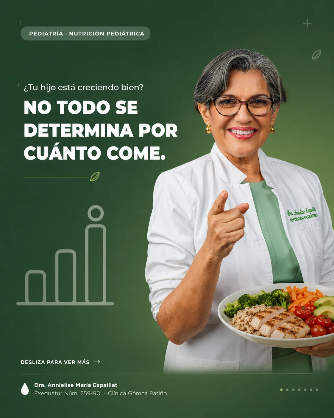 Dra. María — Pieza para redes