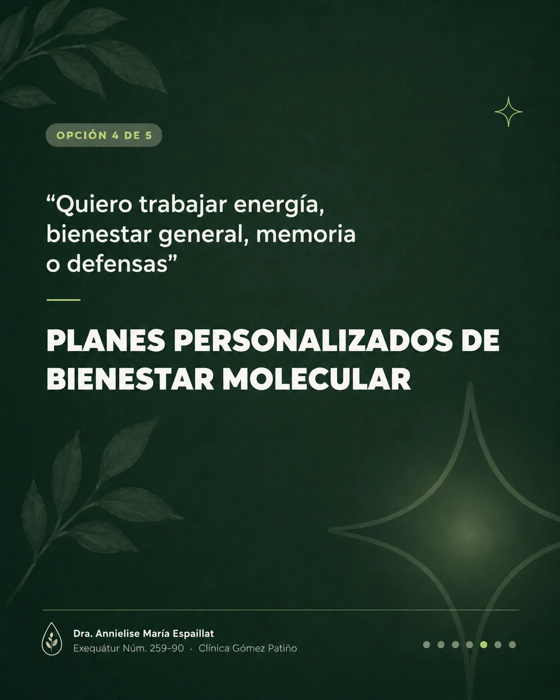 Dra. María — Pieza para redes