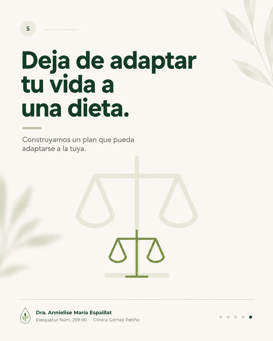 Dra. María — Pieza para redes