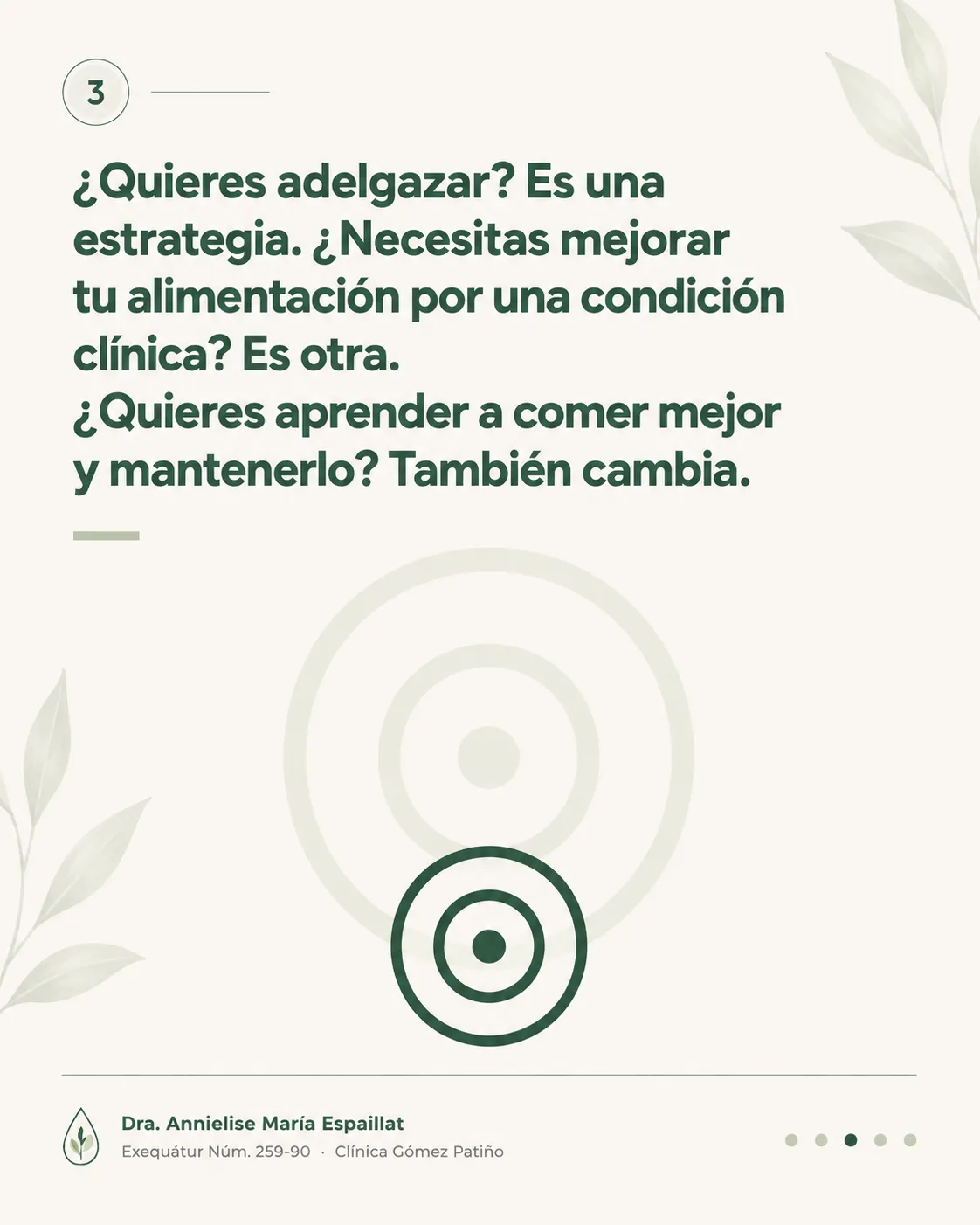 Dra. María — Pieza para redes