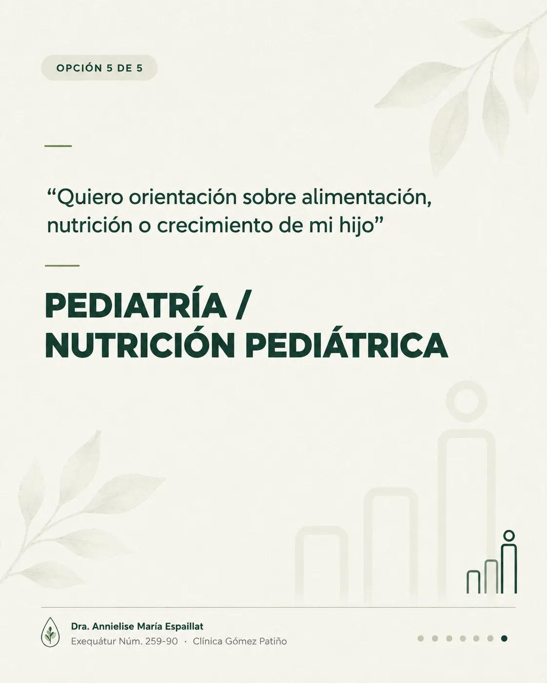Dra. María — Pieza para redes