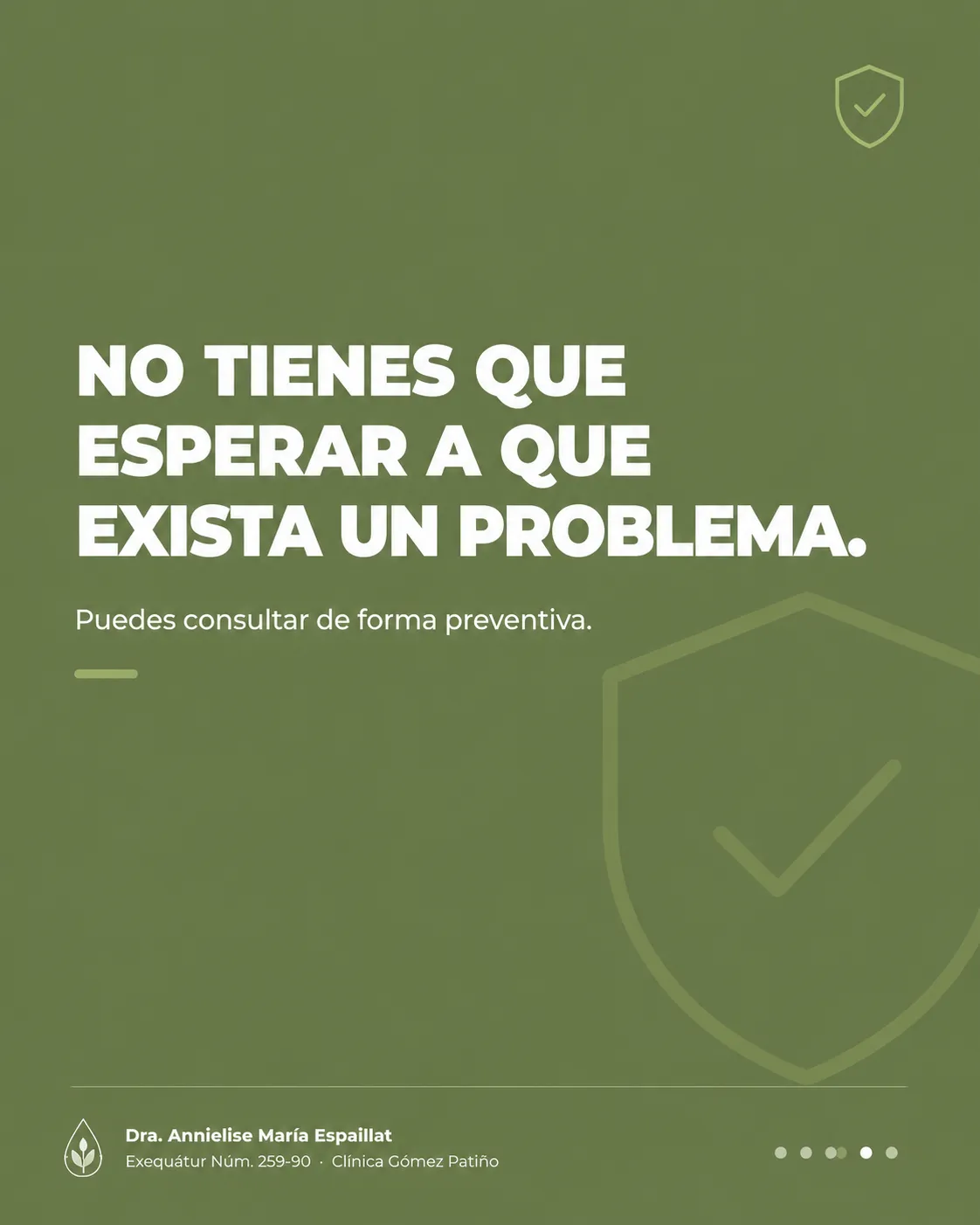 Dra. María — Pieza para redes