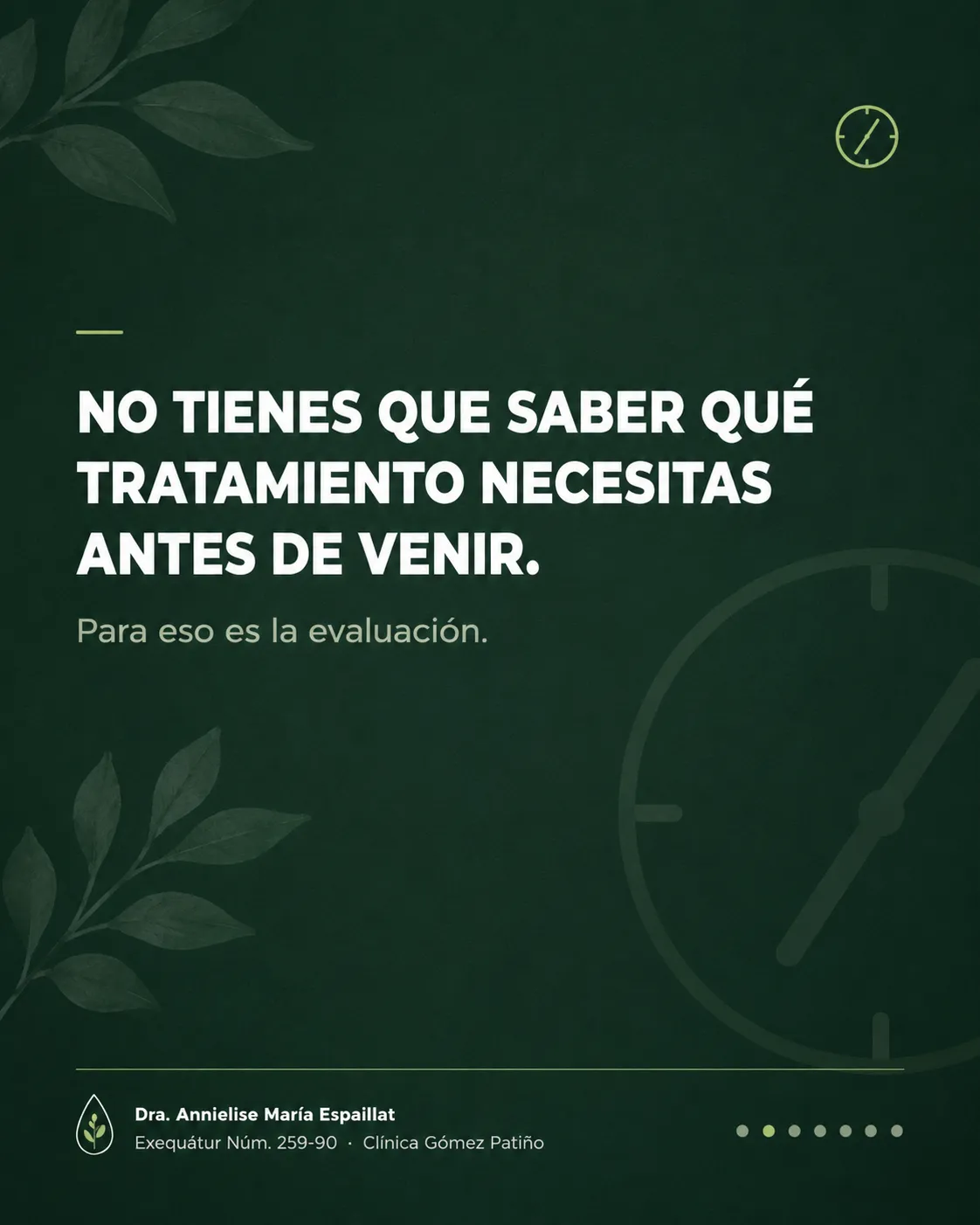 Dra. María — Pieza para redes