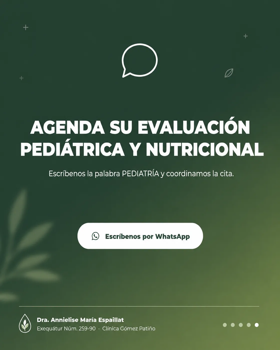 Dra. María — Pieza para redes