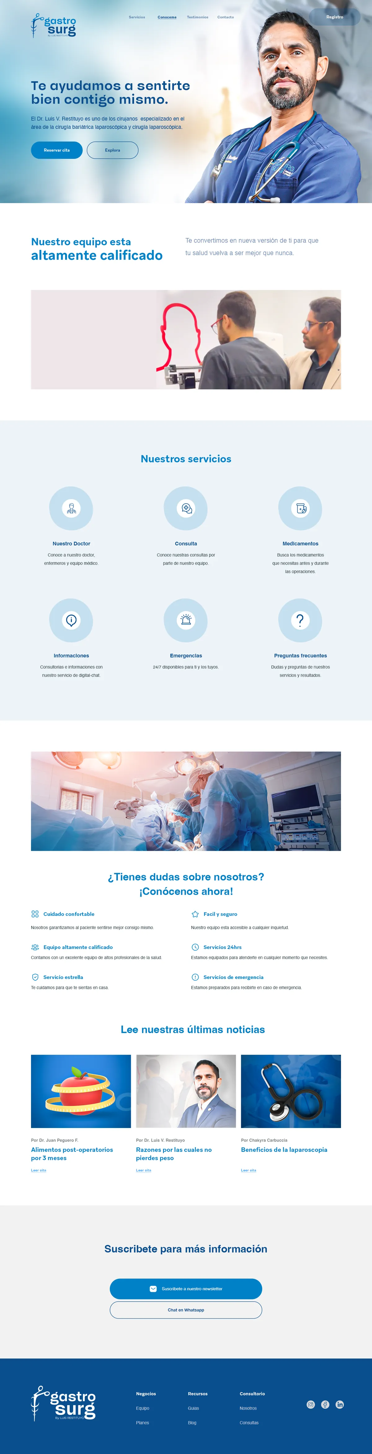 Gastro Surg — Website