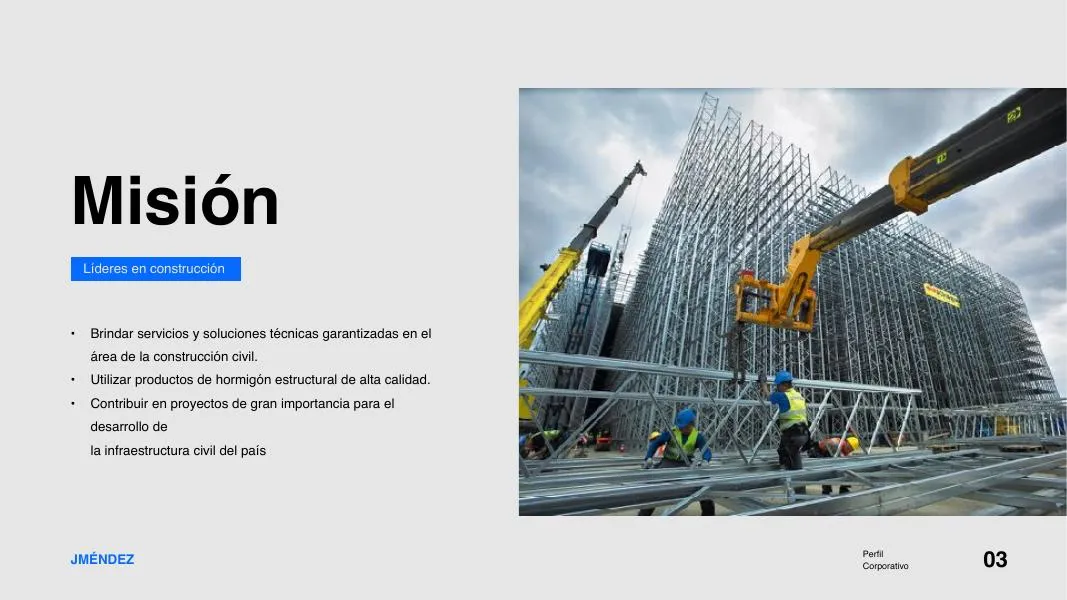 J. Méndez Construcciones — Identidad