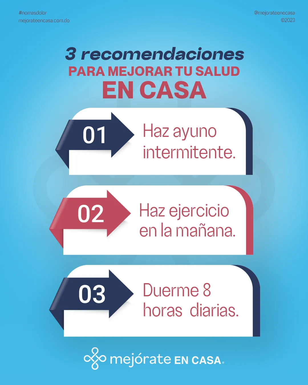 Mejórate en Casa — Social piece
