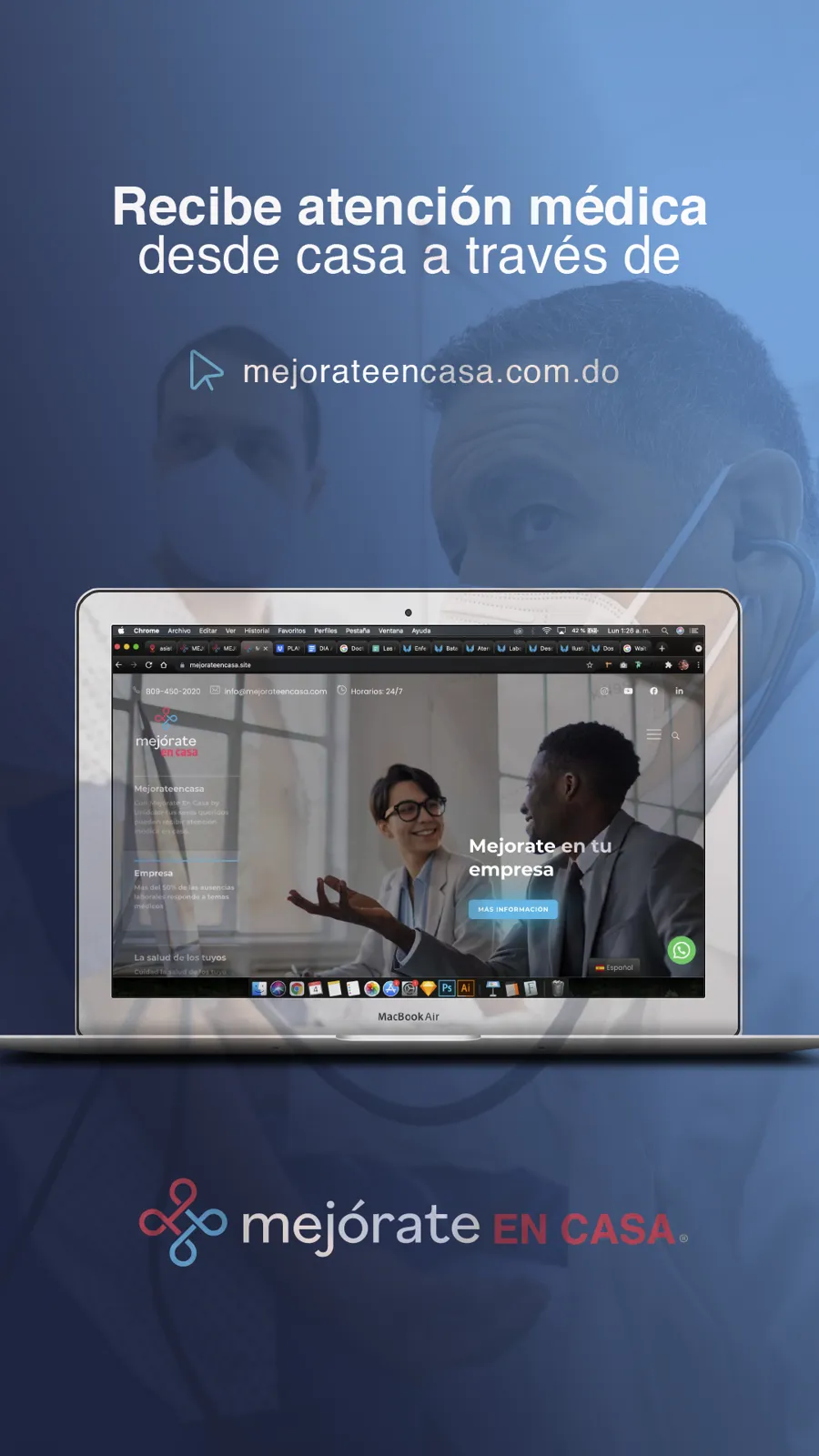 Mejórate en Casa — Social piece