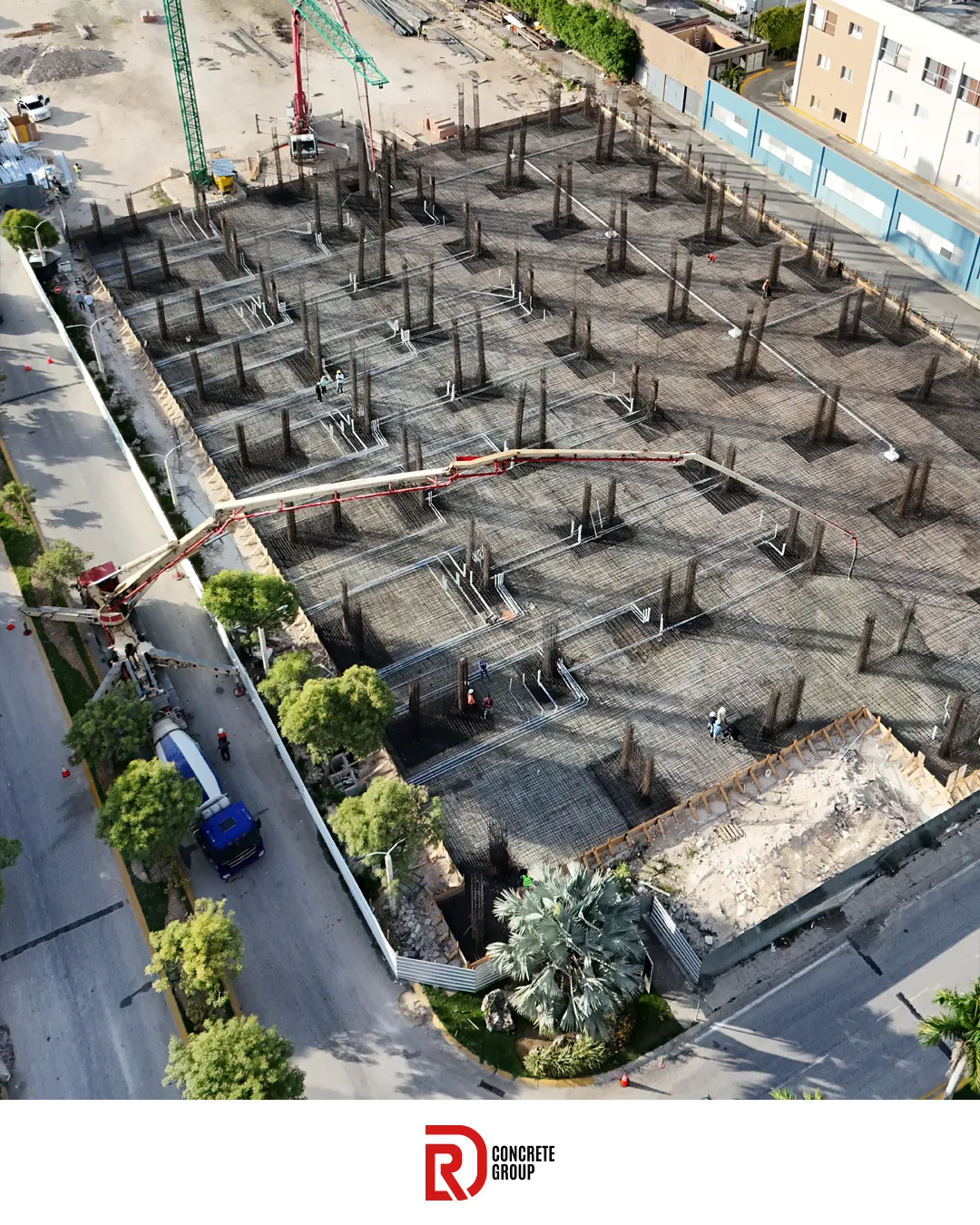 RD Concrete — Pieza para redes