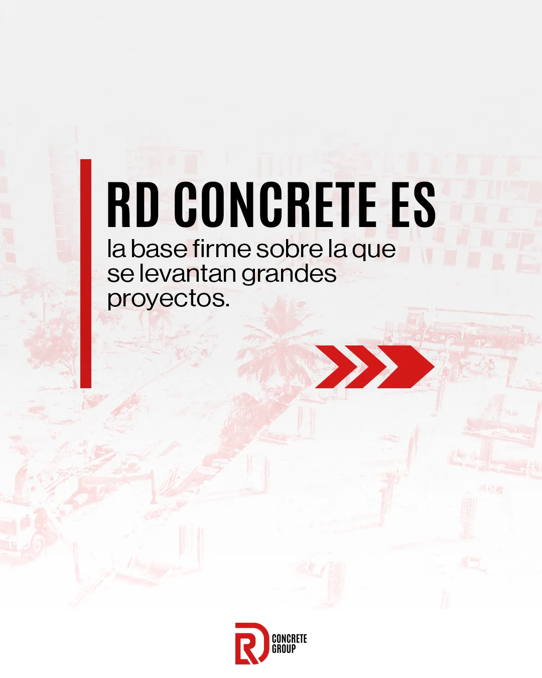 RD Concrete — Pieza para redes