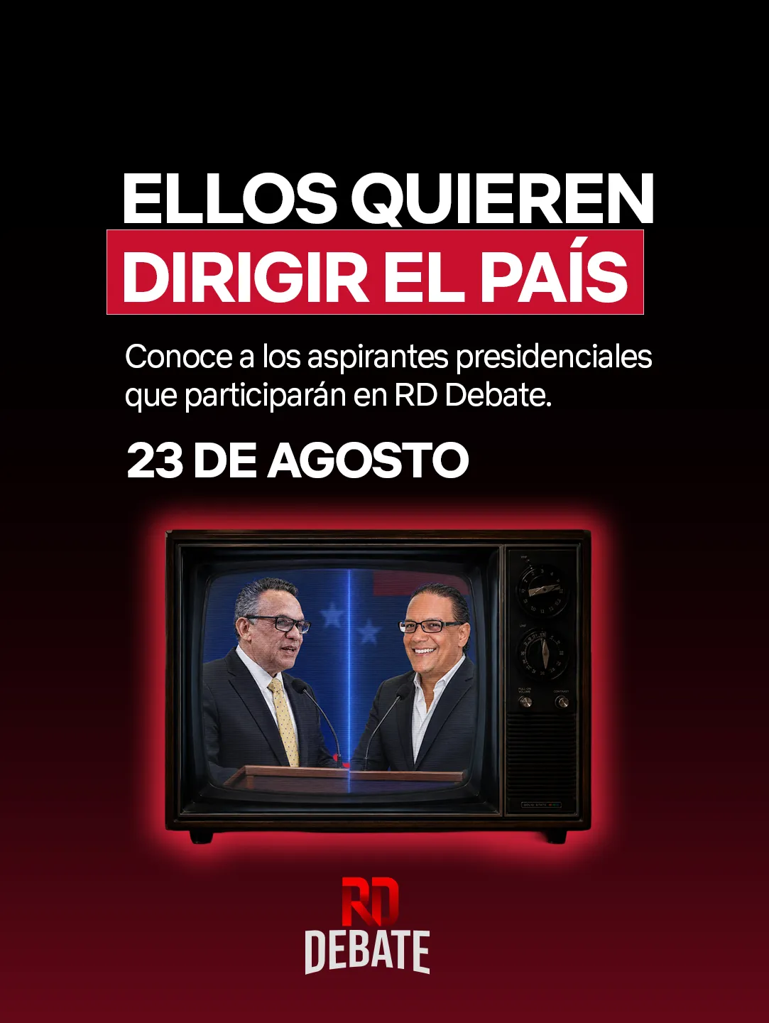 RD Debate — Pieza para redes