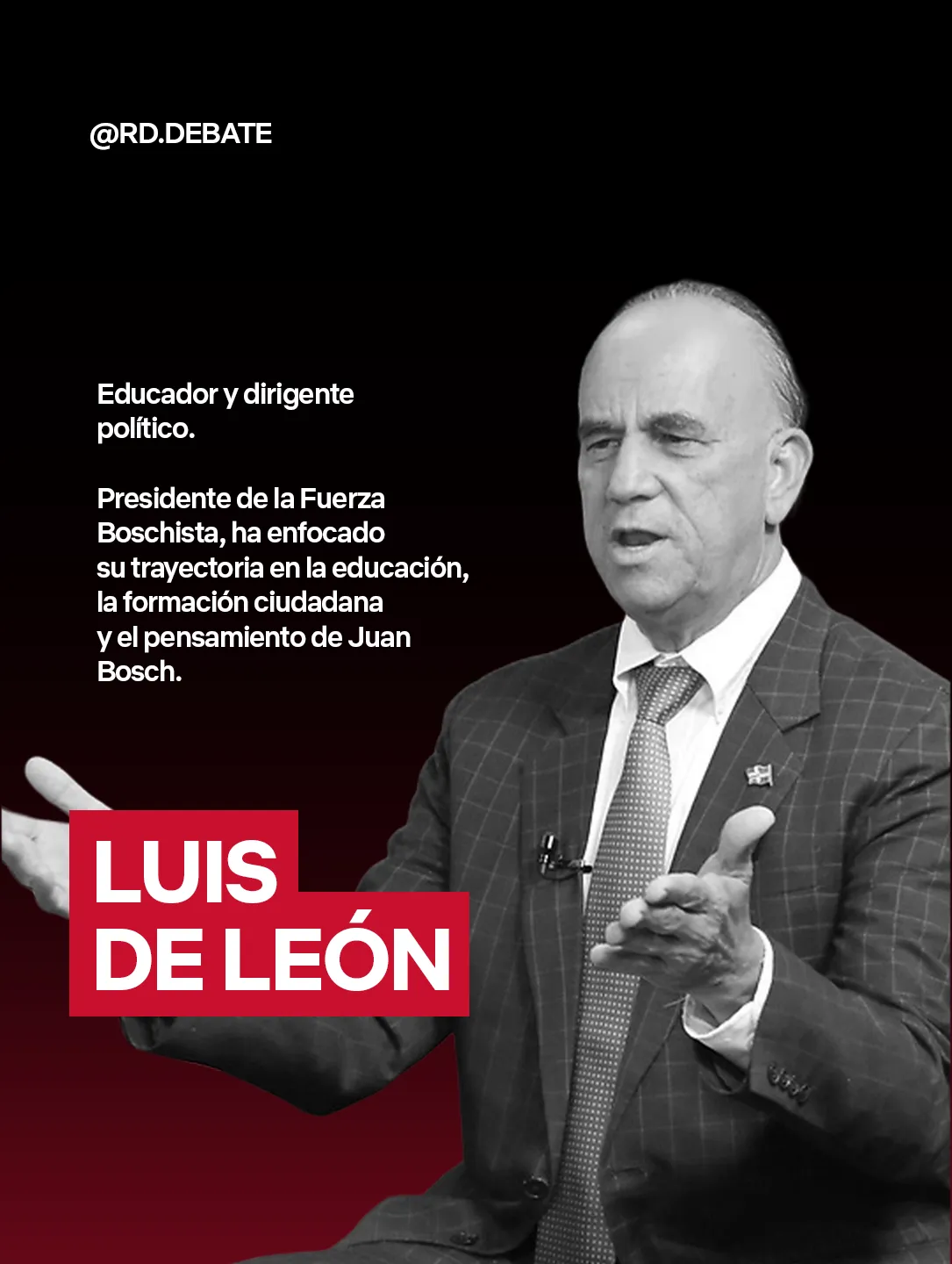 RD Debate — Pieza para redes