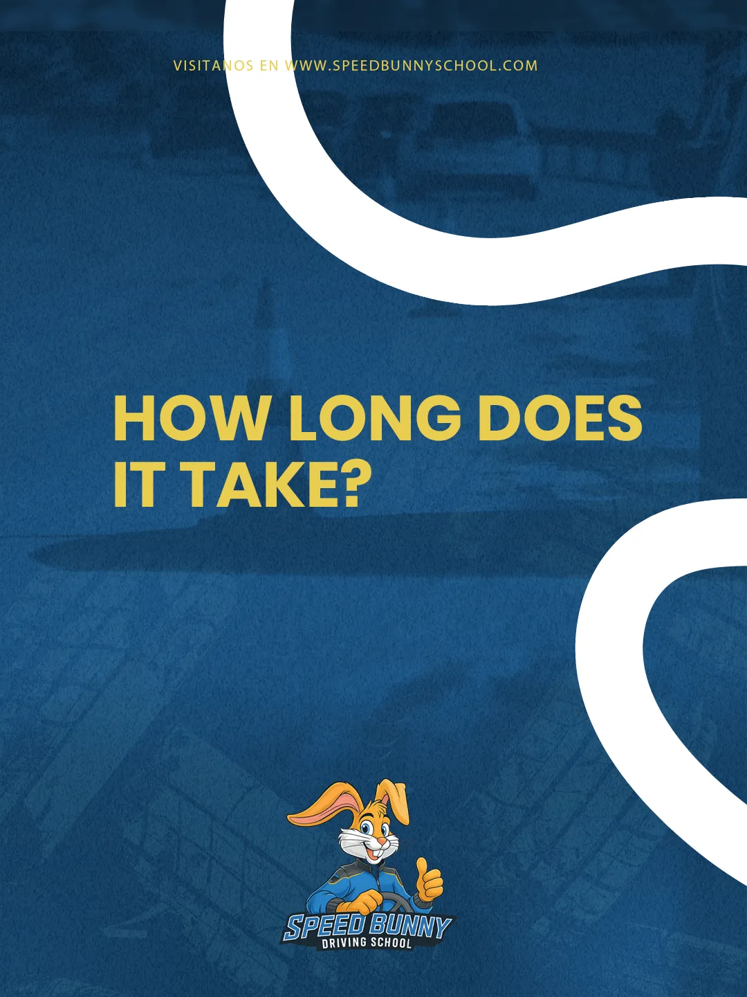 Speed Bunny Driving School — Pieza para redes