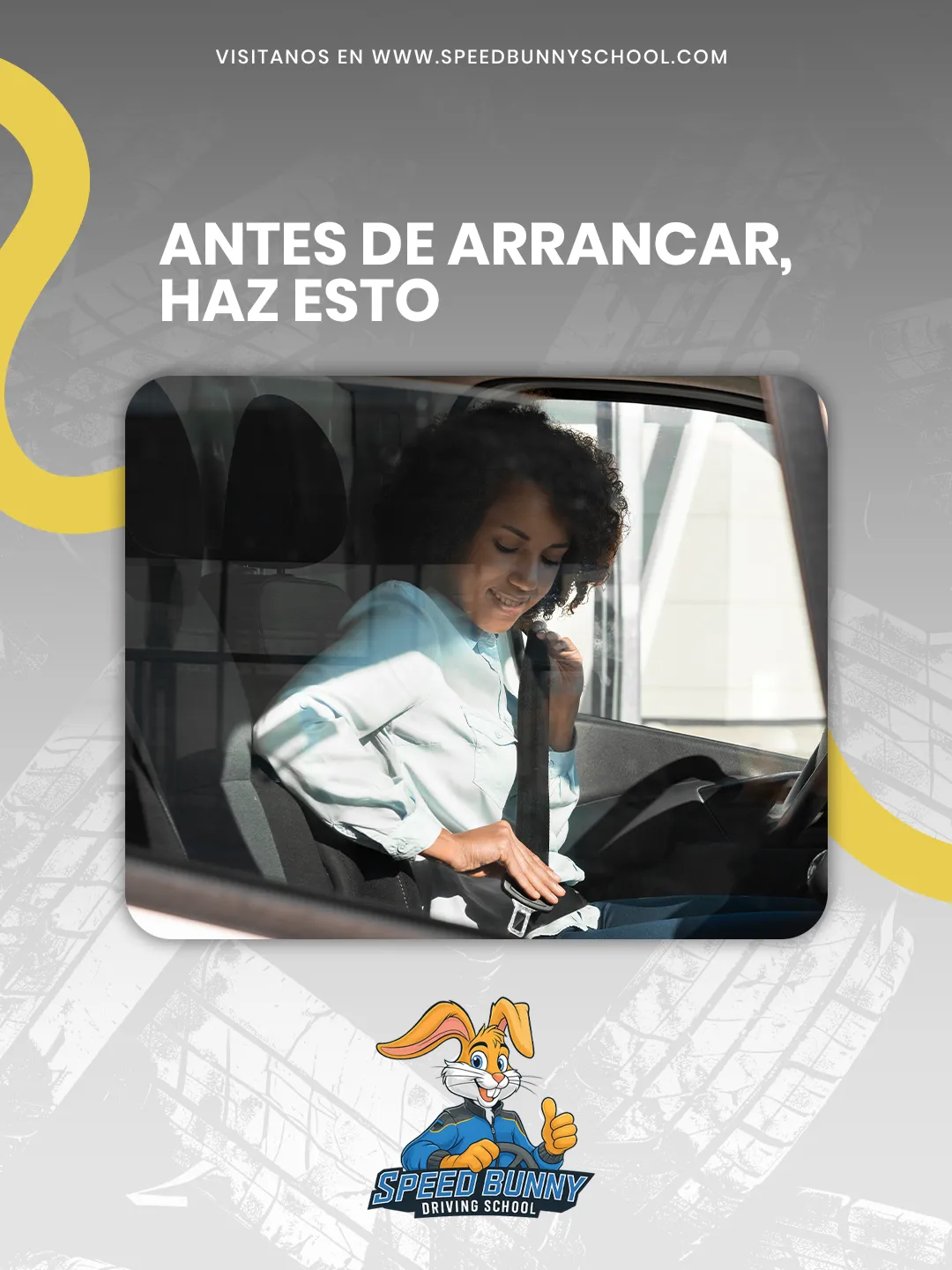 Speed Bunny Driving School — Pieza para redes