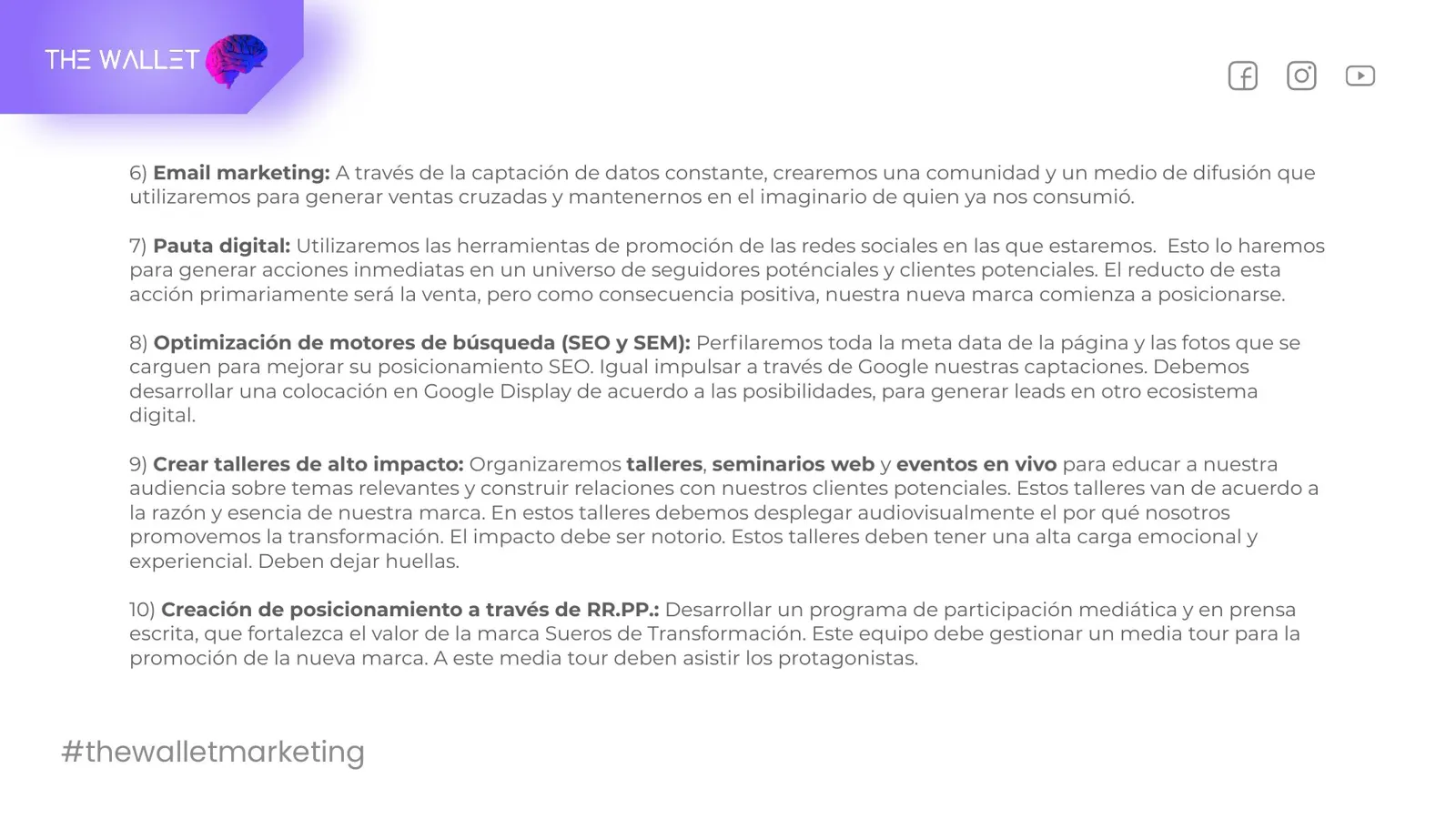Sueros de Transformación — Identidad