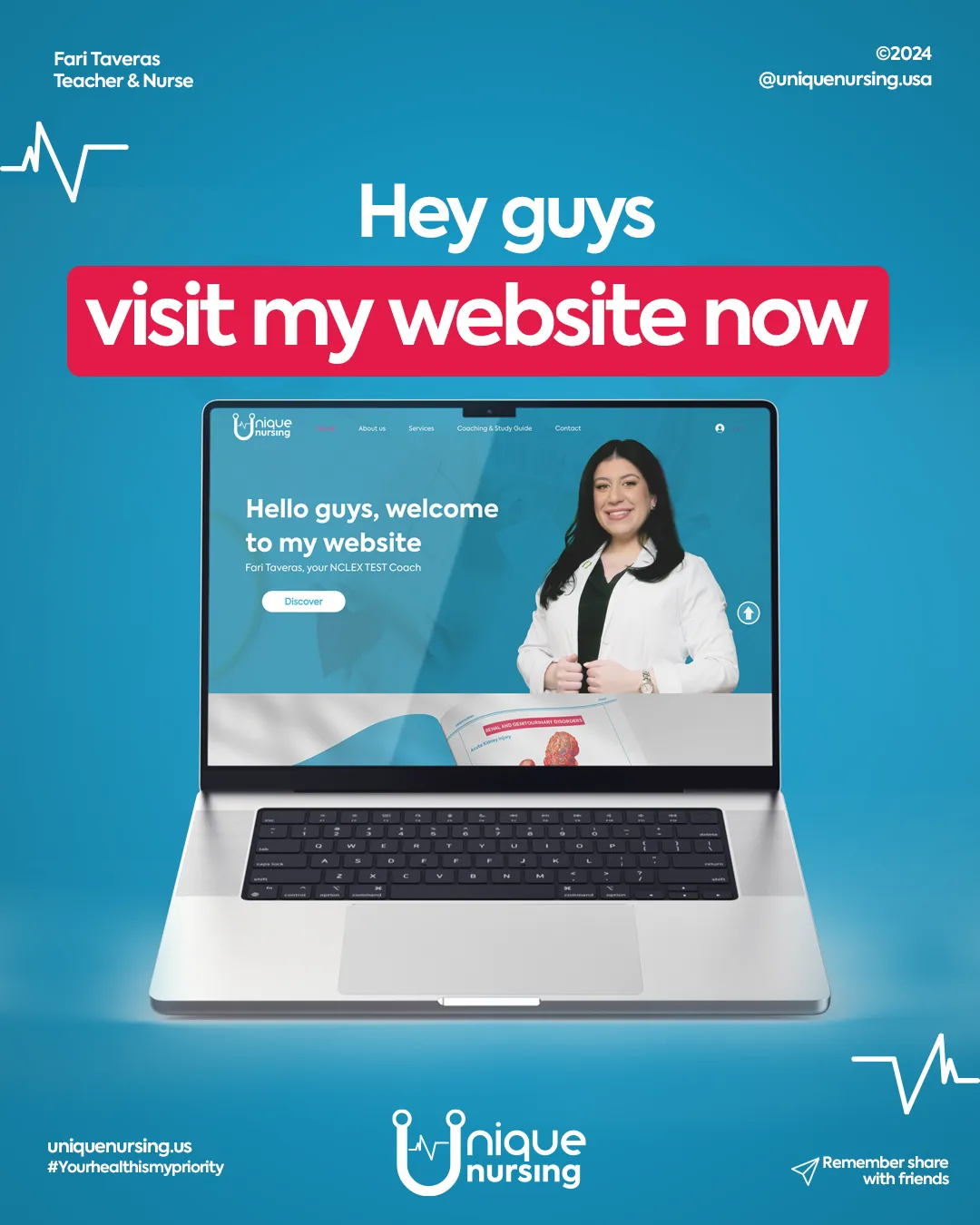 Unique Nursing — Pieza para redes
