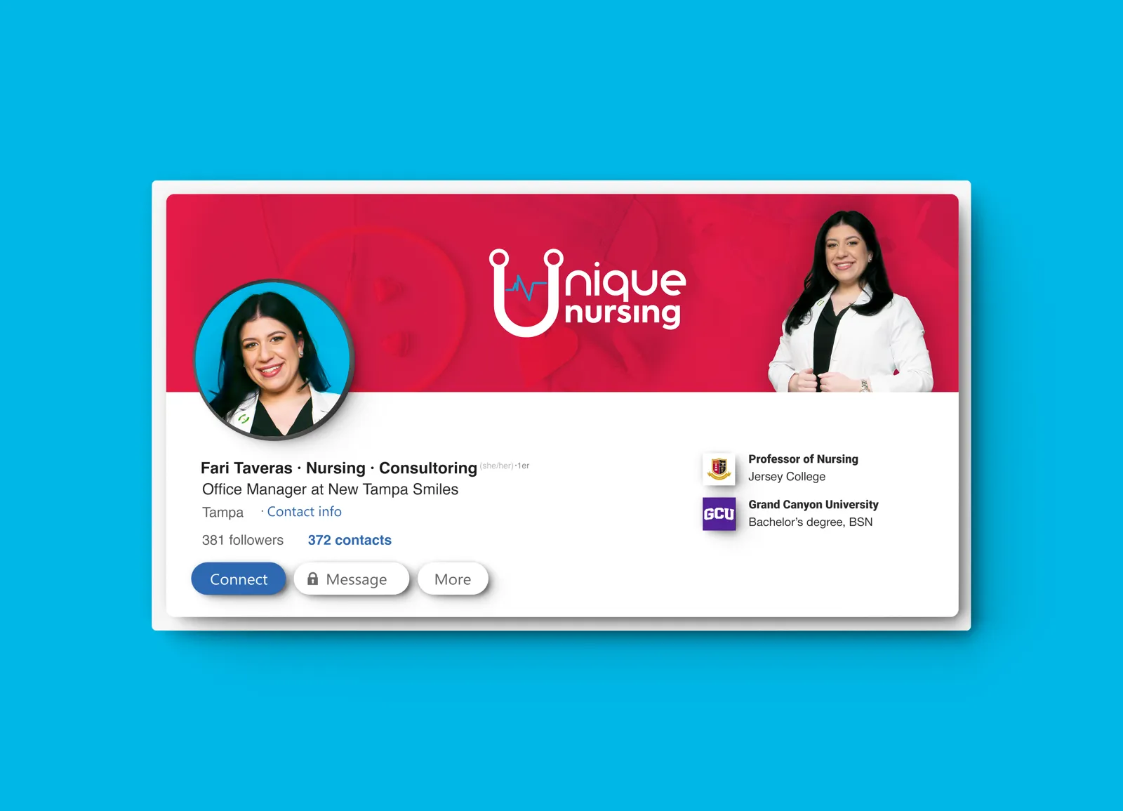Unique Nursing — Identidad