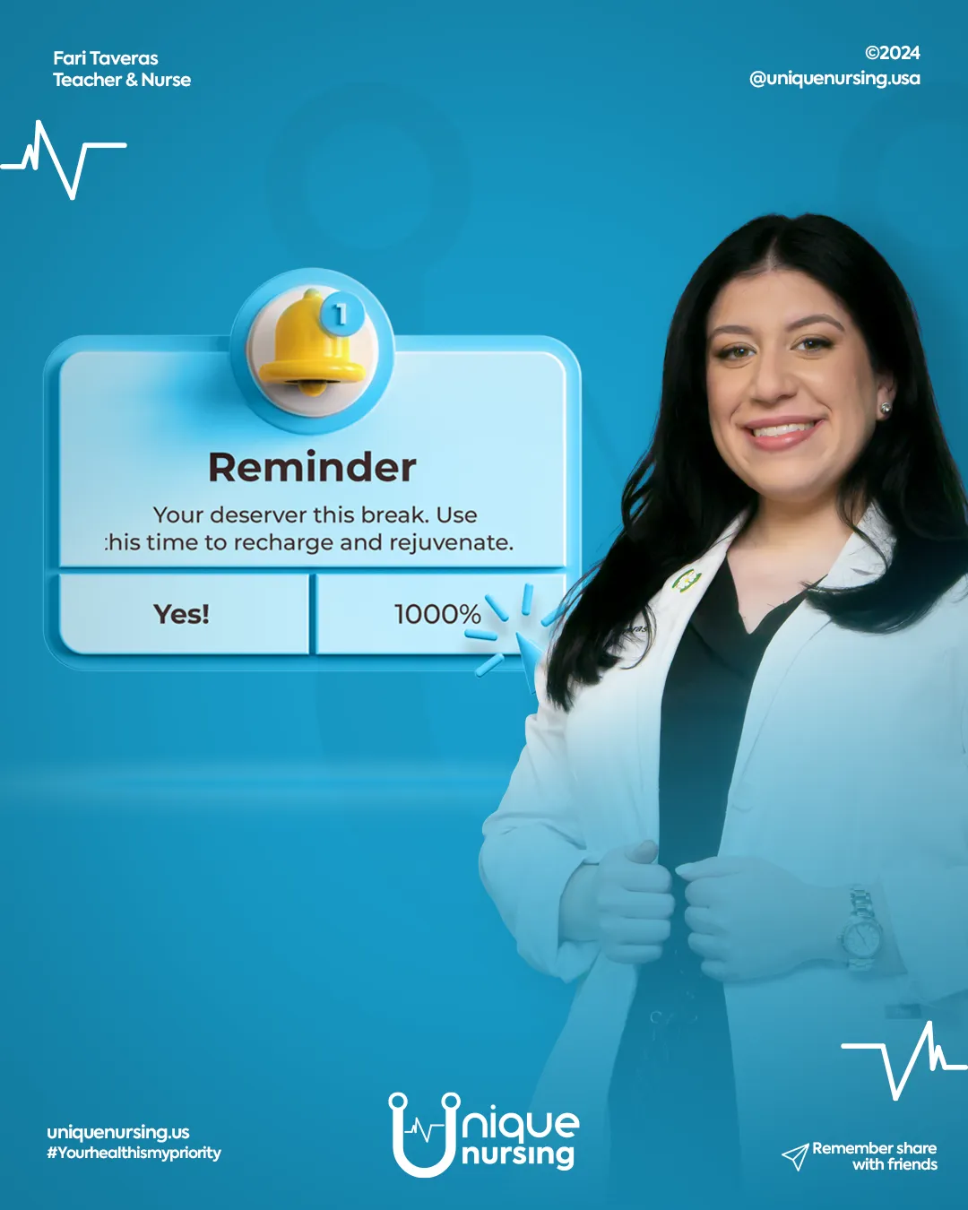 Unique Nursing — Pieza para redes