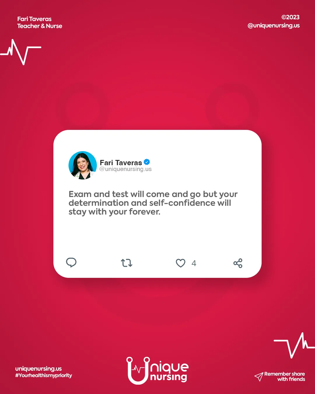 Unique Nursing — Pieza para redes