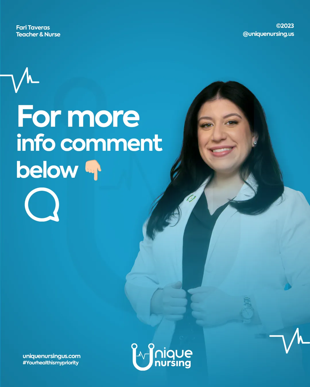 Unique Nursing — Pieza para redes