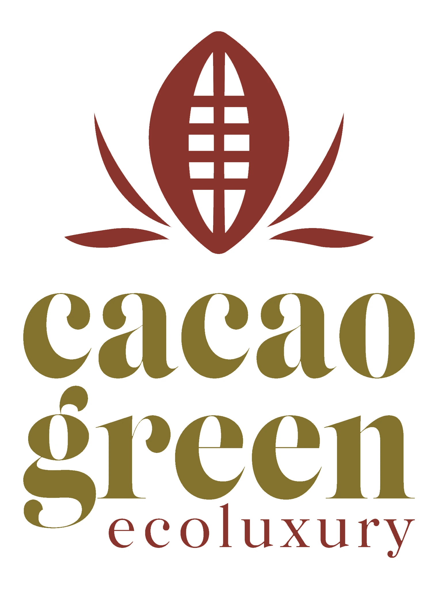 Cacao Green Ecoluxury — Identidad visual · Versión de la firma