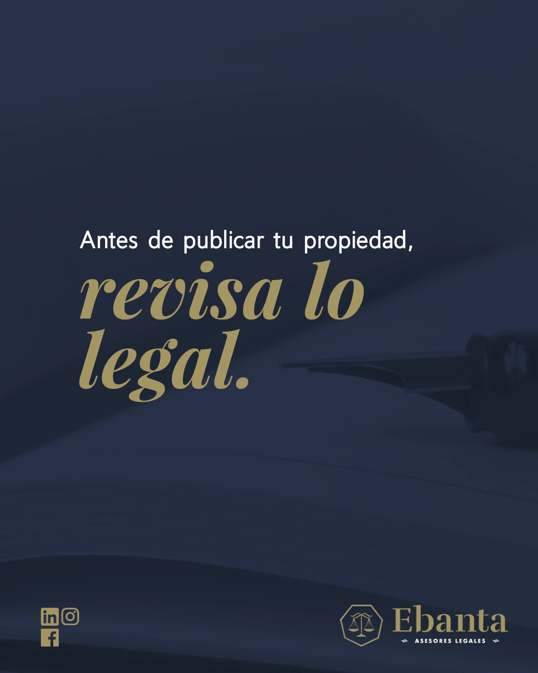 Ebanta — Contenido · Enero 2026