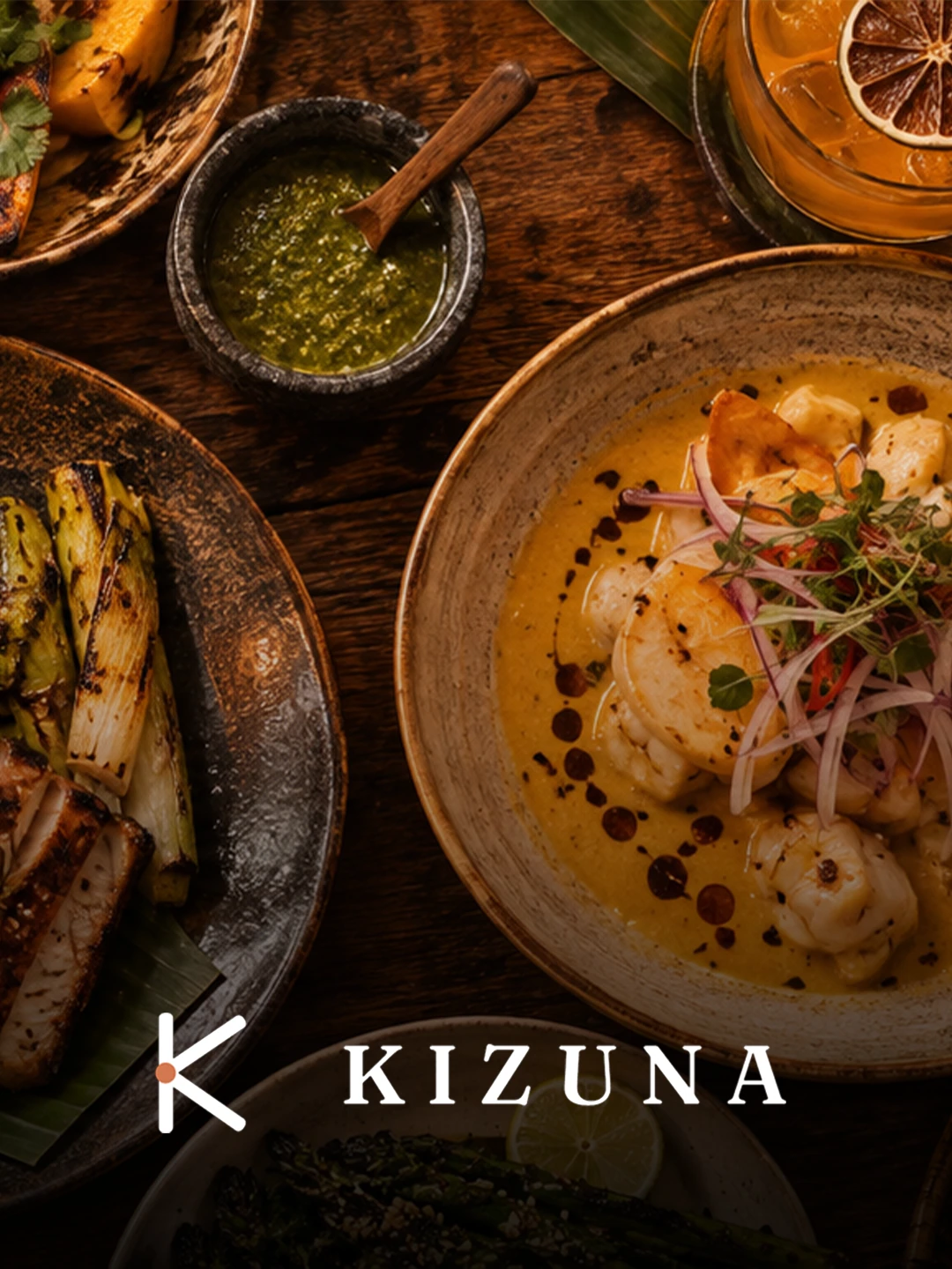 Kizuna — Cabecera de marca · Formato panorámico