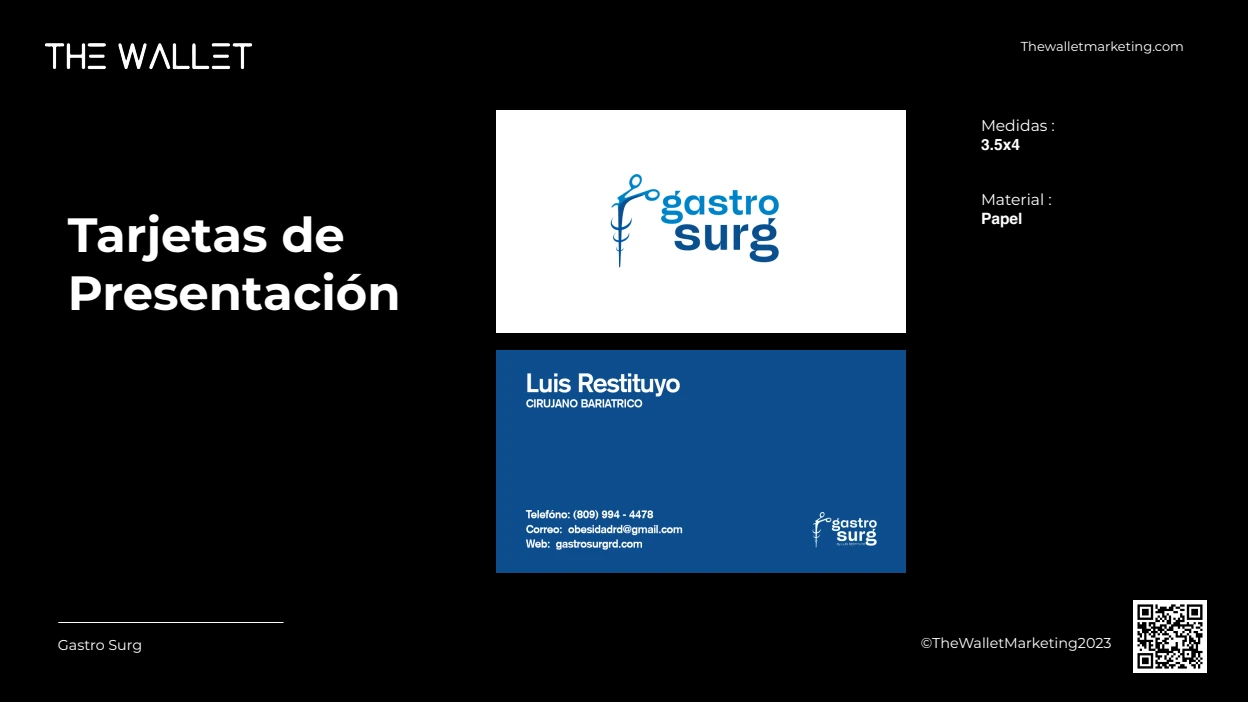Gastro Surg — Tarjetas de presentación
