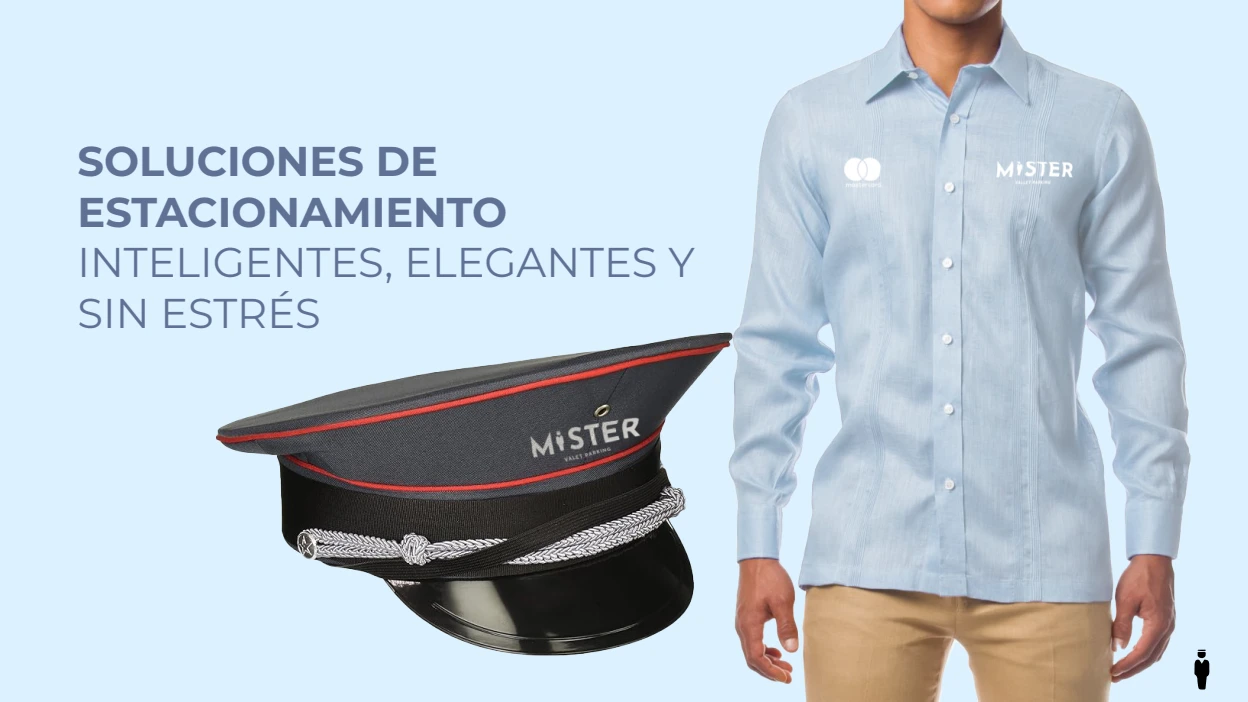 Mister Valet Parking — Aplicación de indumentaria