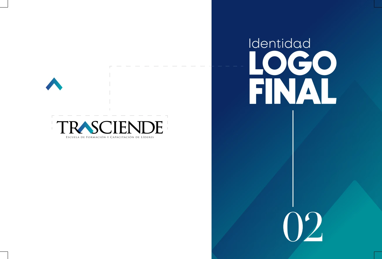 Trasciende — Logotipo final