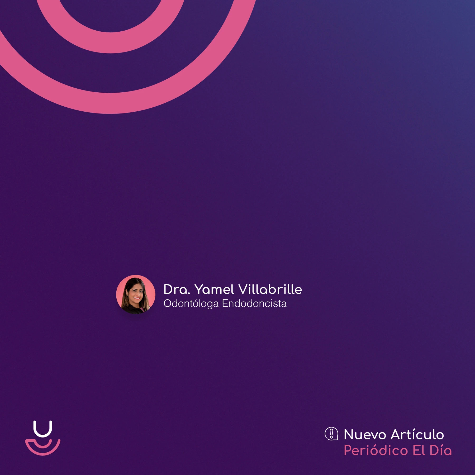 Dra. Yamel Villabrille — Pieza original · articulo purpleyamel