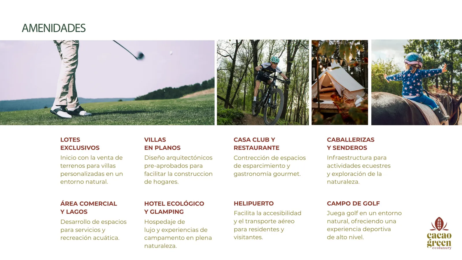 Cacao Green Ecoluxury — Presentación del destino