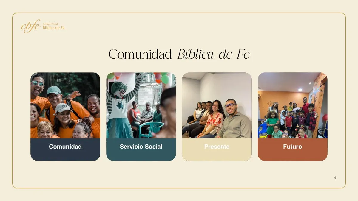 Comunidad Bíblica de Fe — Proyecto Nehemías 3.0