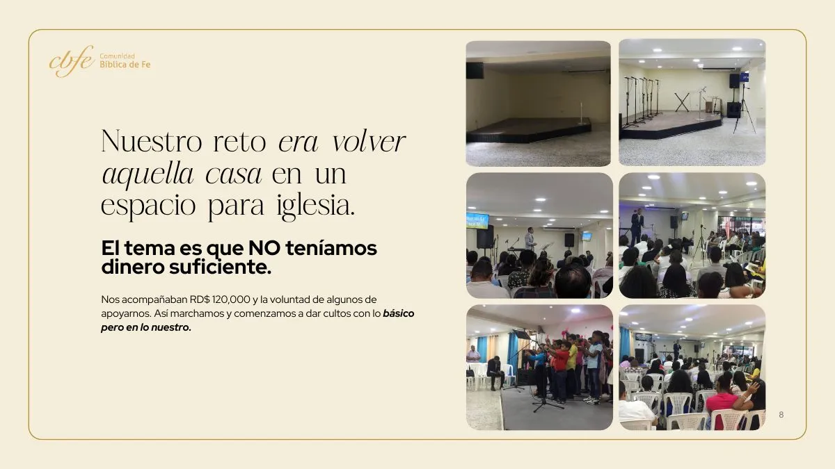 Comunidad Bíblica de Fe — Proyecto Nehemías 3.0