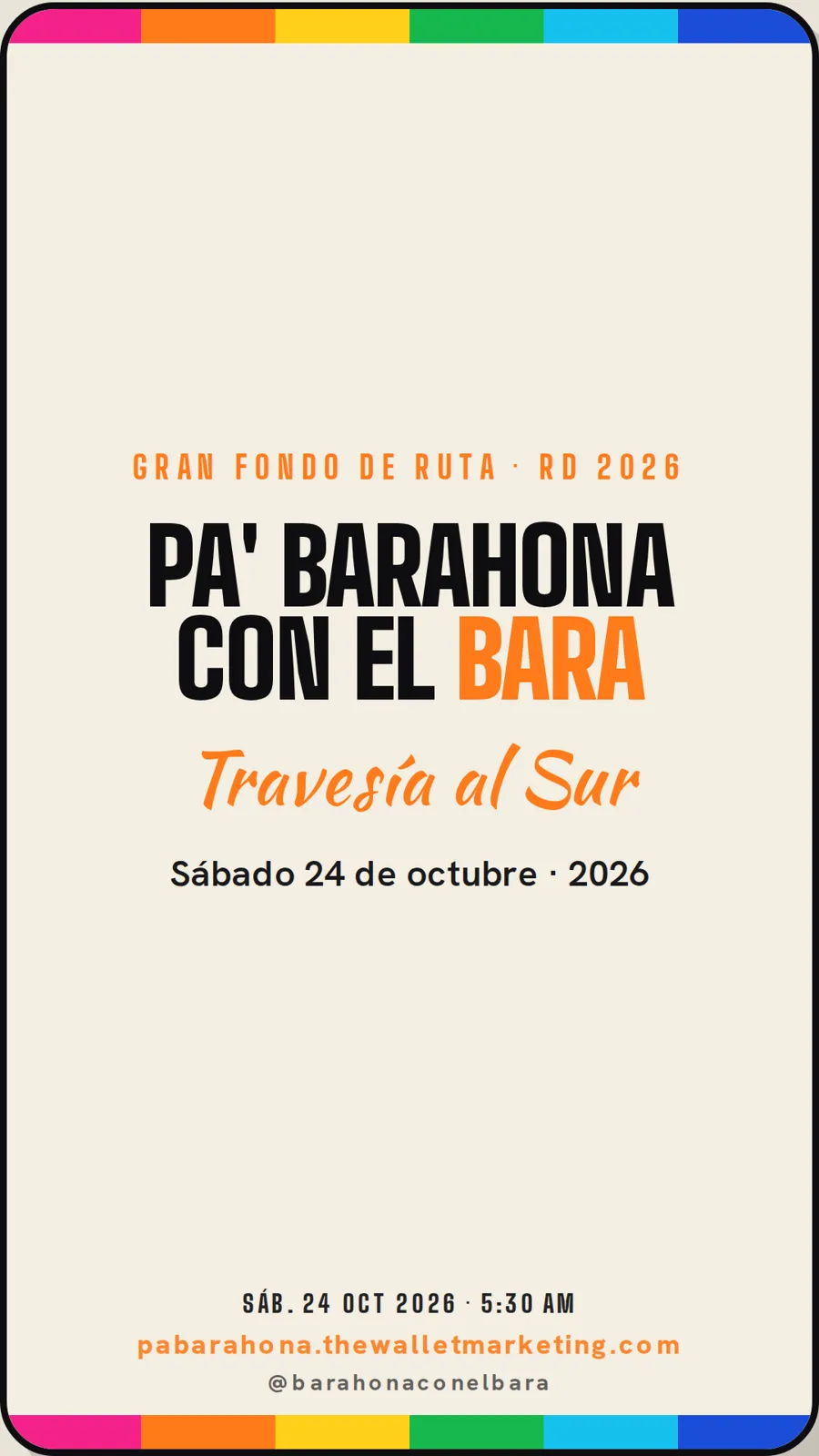 Pa'Barahona con el Bara — Historia para redes